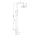 Душевая система Frap F24807-6 черный