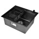 Кухонная мойка Wisent WS35044B PVD Графит