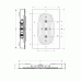 Верхний душ Hansgrohe Raindance Rainmaker 680x460 3jet 28417000 хром