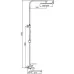 Душевая система Frap F24802-6 черная