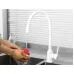 Смеситель для кухни Frap F40994-8 белый