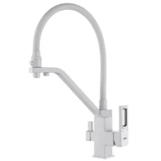 Смеситель для кухни под фильтр Gappo G4317-8 белый