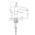 Смеситель для ванны Gappo G1107-6 черный