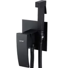 Смеситель с гигиенической лейкой Gappo G7207-6 черный
