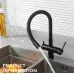 Смеситель для кухни под фильтр Gappo G4398-36 черный