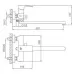Смеситель для ванны Frud R22151 хром