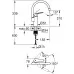 Смеситель для кухни Grohe Eurosmart 33202003 хром