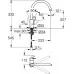 Смеситель для кухни Grohe BauLoop 31368001 хром