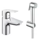 Смеситель с гигиенической лейкой Grohe BauEdge 23757001 хром