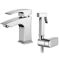 Смеситель с гигиенической лейкой Gerhans K11214 хром