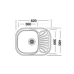 Кухонная мойка Kromevye EC 305 D