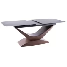 Стол обеденный SIGNAL DOLCE CERAMIC эффект серого мрамора/ор..