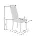 Стул HALMAR DIEGO 3 дуб медовый/MONOLITH 85 (светло-серый)
