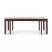Стол обеденный HALMAR SEWERYN раскладной, темный орех, 160-300/90/76