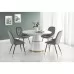 Стол обеденный HALMAR VEGAS белый/золотой, 120/76