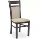 Стул HALMAR GERARD 2 темный орех/TORENT BEIGE