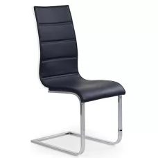 Стул HALMAR K104 черный/белый/экокожа 