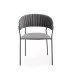 Стул HALMAR K426 серый/черный