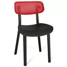 Стул Sheffilton SHT-S85 СТ-85 черный/красный/черный