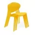 Стул Sheffilton SHT-S111-P СТ-327 желтый/желтый