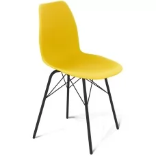 Стул Sheffilton SHT-ST29/S64 желтый ral1021/черный муар
