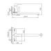 Смеситель для ванны Frap F2217 хром