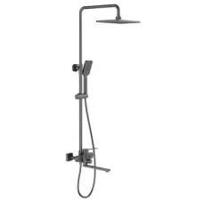 Душевая система Frap F2462-9 оружейная сталь
