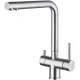 Смеситель для кухни под фильтр Frap F43899-3 нержавеющая сталь