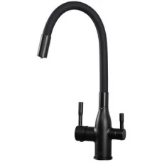 Смеситель для кухни под фильтр Frap F4396-6 черный