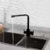 Смеситель для кухни под фильтр Frap F43802-6 черный