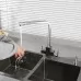 Смеситель для кухни под фильтр Frap F43802 нержавеющая сталь