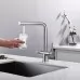 Смеситель для кухни под фильтр Frap F43899-3 нержавеющая сталь
