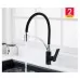Смеситель для кухни Ledeme L4075B-2 черный/хром