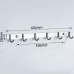 Планка с крючками Ledeme L70201-6 нержавеющая сталь