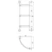Полочка Ledeme L3507-3 хром
