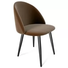Стул Sheffilton SHT-ST35/S95 СТ-379 кофейный ликер/черный муар 