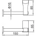 Бумагодержатель Ledeme L30303B-4 черный