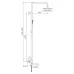 Душевая система Frap F24007-6 черный