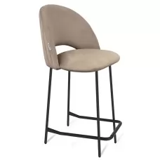 Стул барный Sheffilton SHT-ST34-1/S29-1 СТ-430 латте/черный ..