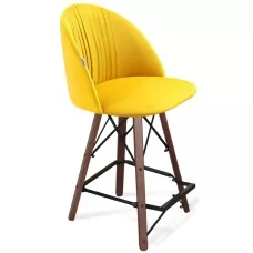 Стул барный Sheffilton SHT-ST35-1/S80-1 имперский желтый/тем..