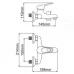 Смеситель для ванны Wisent W30215 хром