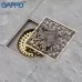 Душевой трап Gappo G81003-4 бронза
