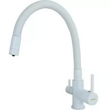 Смеситель для кухни под фильтр Wisent W4255W-3 белый