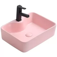 Раковина CeramaLux 48х37 7291MP-3 Розовый