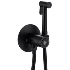 Смеситель с гигиенической лейкой Vivi Felice 4515 NERO OPACO черный