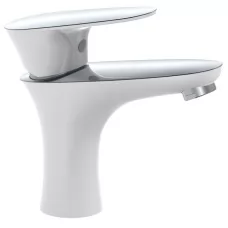 Смеситель для умывальника Vivi Felice 7030B хром/белый