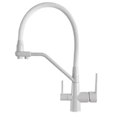 Смеситель для кухни под фильтр Vivi Felice 1415 B BIANCO OPACO белый