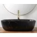 Умывальник Rea Belinda Black Marble U8908 матовый черный