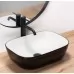 Умывальник Rea Belinda White Black U6332 черный