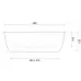 Умывальник Rea Belinda White Black U6332 черный